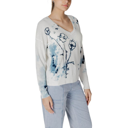 Desigual Sweatshirt aus weißer Viskose