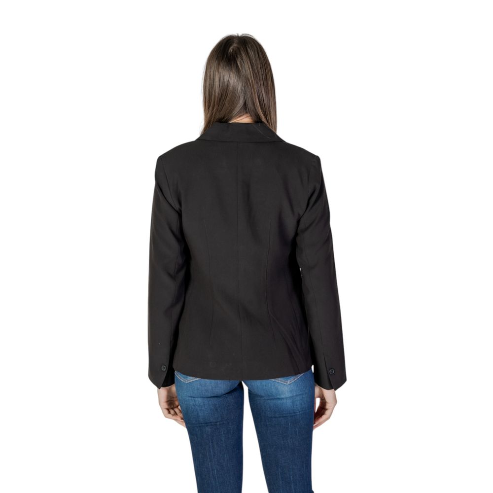Only – Schwarzer Blazer aus recyceltem Polyester