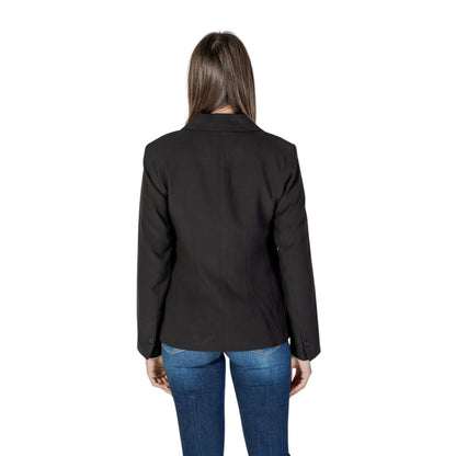 Only – Schwarzer Blazer aus recyceltem Polyester