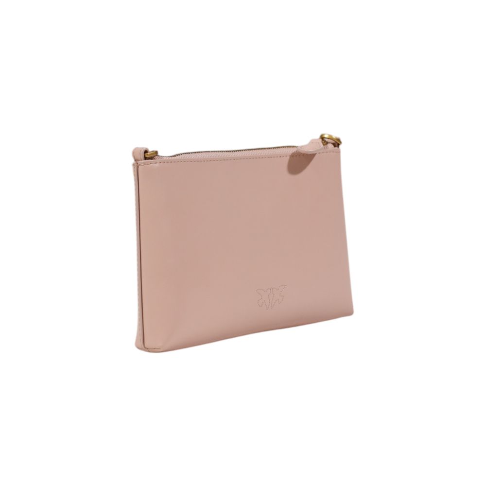 PINKO Clutch aus rosa Leder