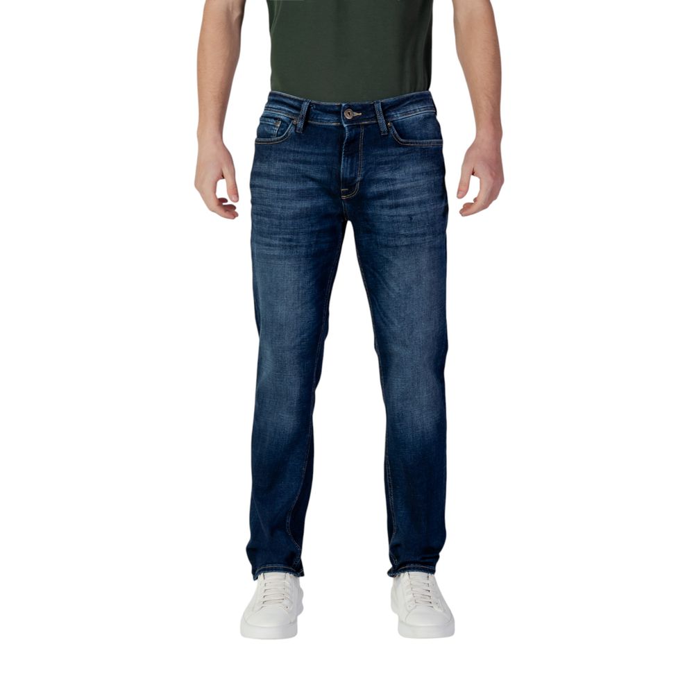 Jack Jones Blaue Jeans aus Bio-Baumwolle mit entspannter Passform