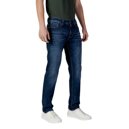 Jack Jones Blaue Jeans aus Bio-Baumwolle mit entspannter Passform