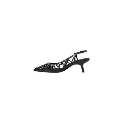 ASH Schwarze Leder-Pumps mit hohem Absatz
