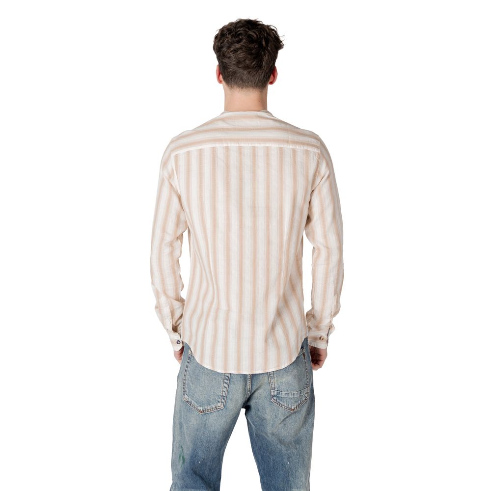 Beiges Baumwollhemd von Gianni Lupo