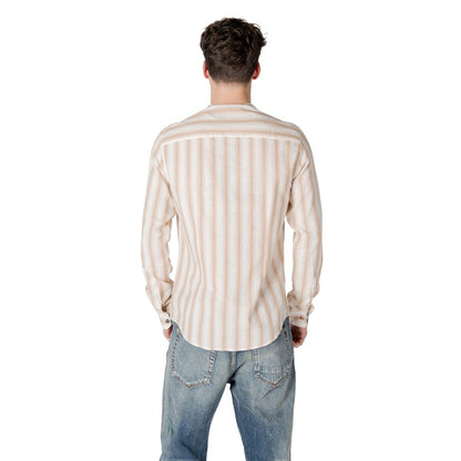 Beiges Baumwollhemd von Gianni Lupo