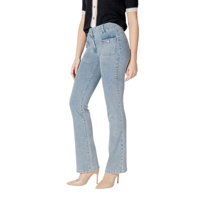 Morgan De Toi – Blaue Slim-Fit-Jeans aus Baumwolle