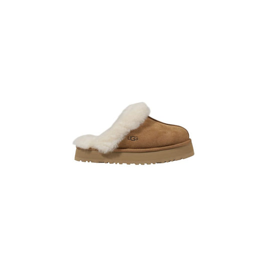 UGG – Hausschuhe aus Wildleder in Beige
