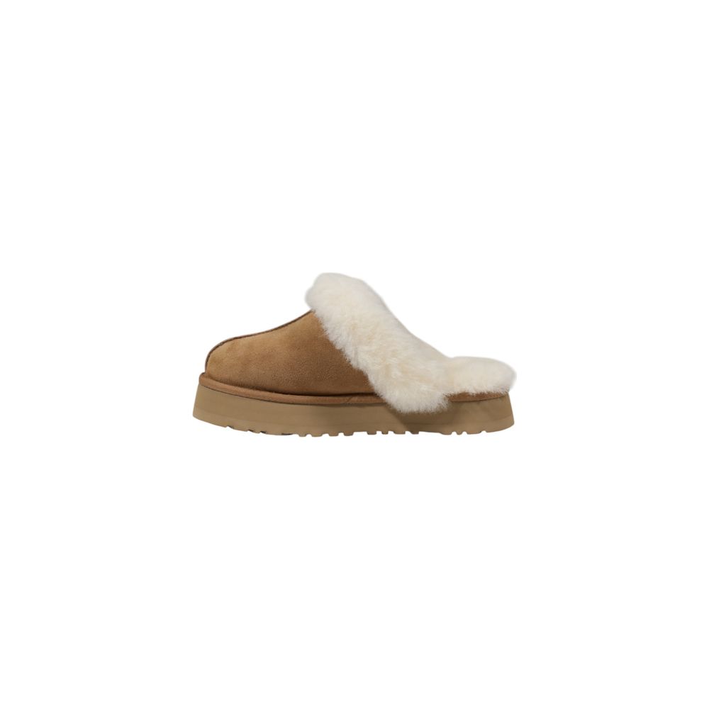 UGG – Hausschuhe aus Wildleder in Beige
