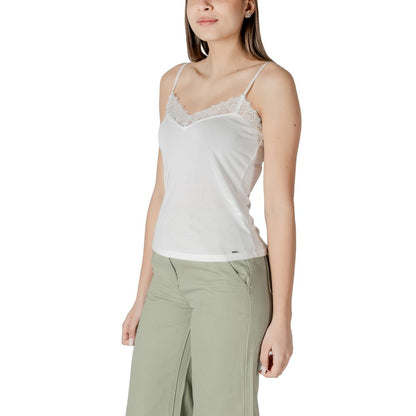 Morgan De Toi – Weißes Modal-Tanktop