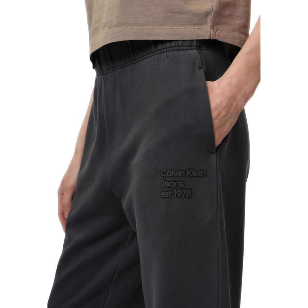 Calvin Klein Jeans – Graue Jogginghose aus Baumwolle