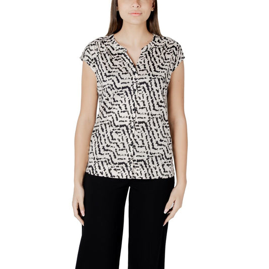 Street One – Cremefarbenes Baumwoll-T-Shirt