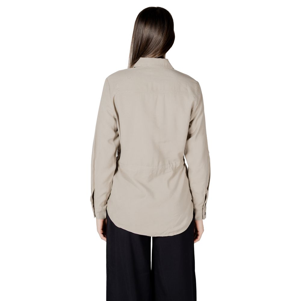 Only – Beige Viskosebluse