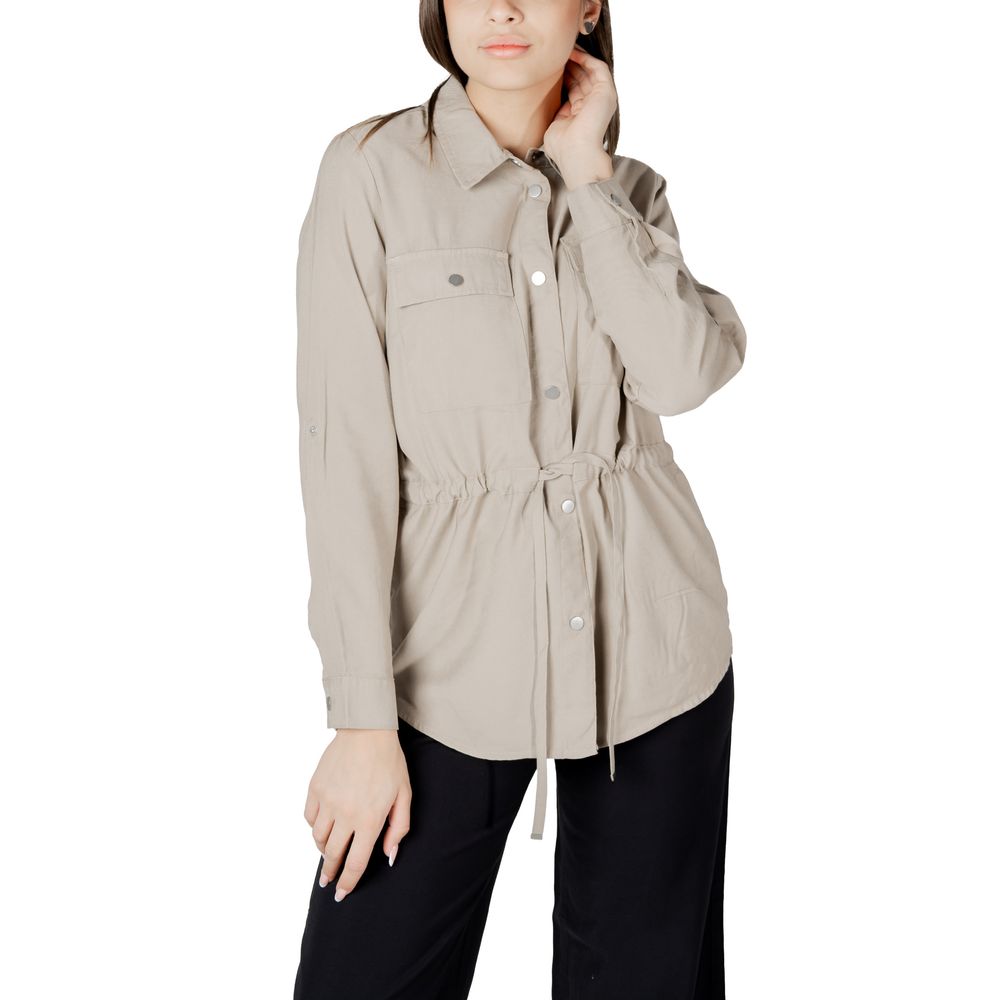 Only – Beige Viskosebluse