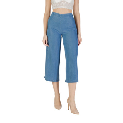 Only – Kurze Lyocell-Hose in Blau