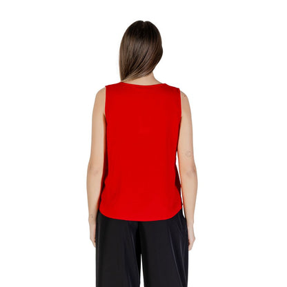 Only – Rotes Tanktop aus recyceltem Polyester