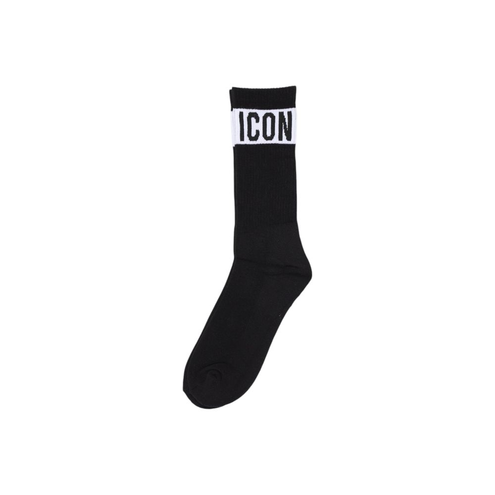 Icon Schwarze Baumwollsocken