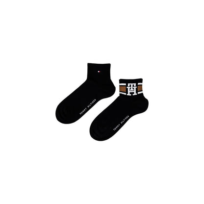 Tommy Hilfiger – Schwarze Socken aus Bio-Baumwolle
