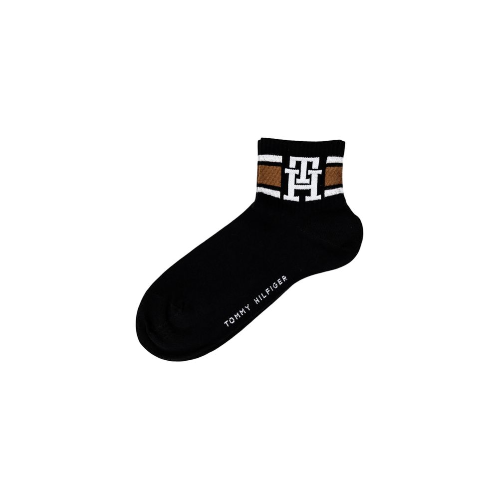 Tommy Hilfiger – Schwarze Socken aus Bio-Baumwolle