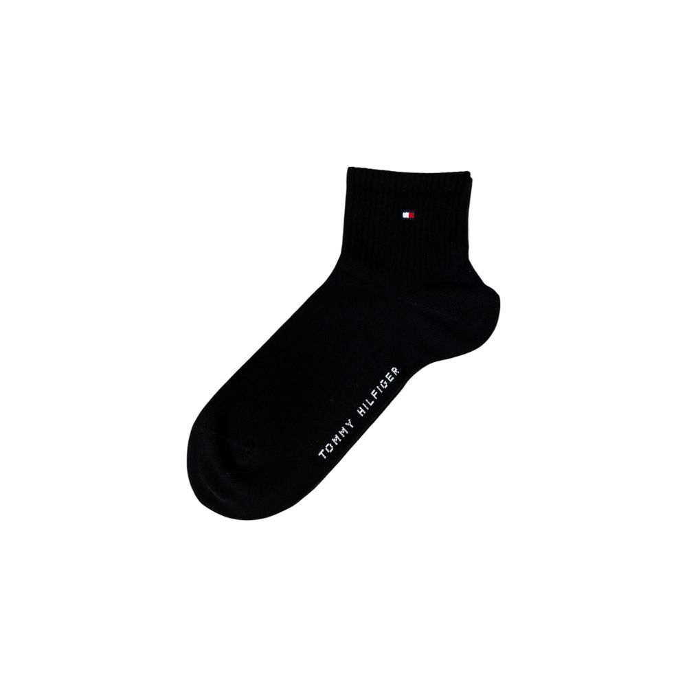 Tommy Hilfiger – Schwarze Socken aus Bio-Baumwolle
