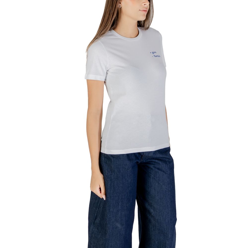 Only – Zweifarbiges Baumwoll-T-Shirt