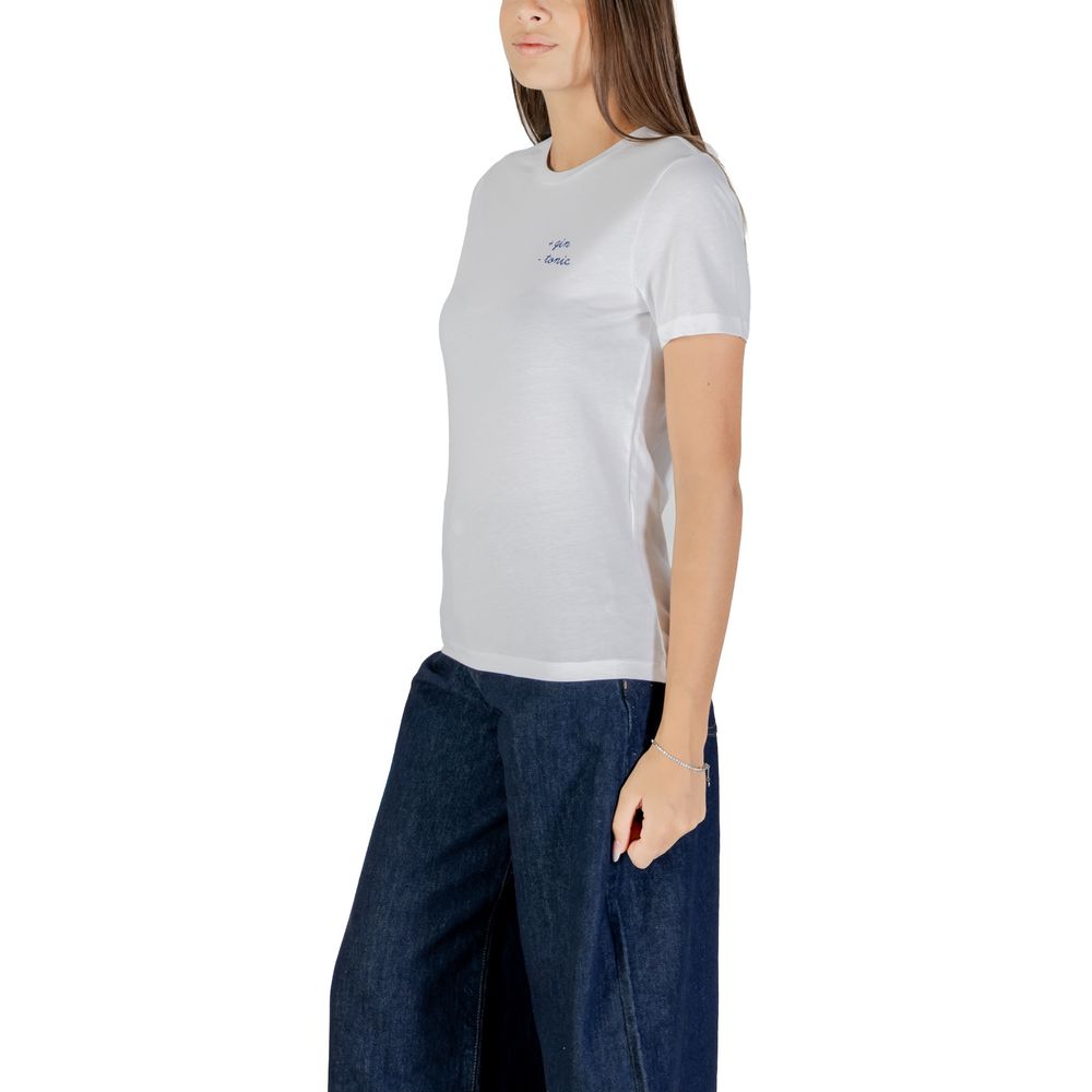 Only – Zweifarbiges Baumwoll-T-Shirt