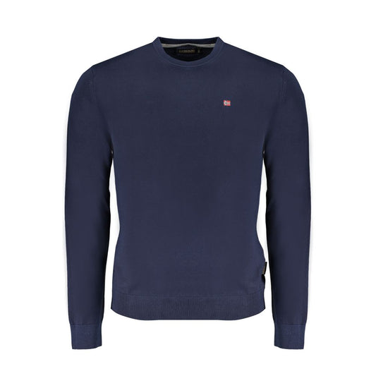 Blauer Baumwollpullover von Napapijri