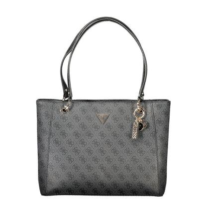 Guess Jeans Schwarze Polyethylen-Damenhandtasche