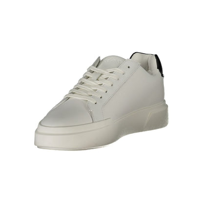 Calvin Klein Herren-Sneaker aus weißem Leder