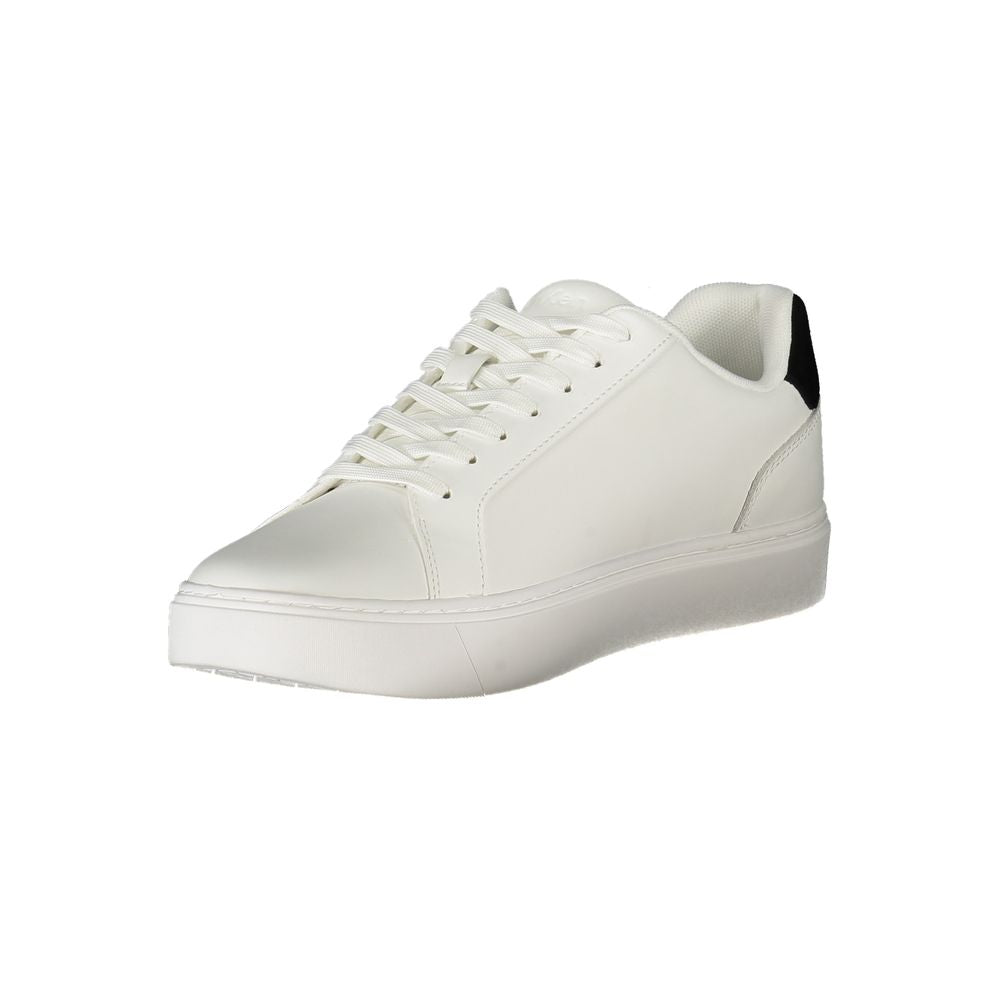 Calvin Klein Herren-Sneaker aus weißem Leder