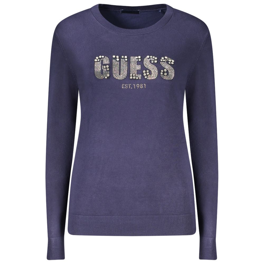 Guess Jeans Blauer Viskose-Pullover für Damen