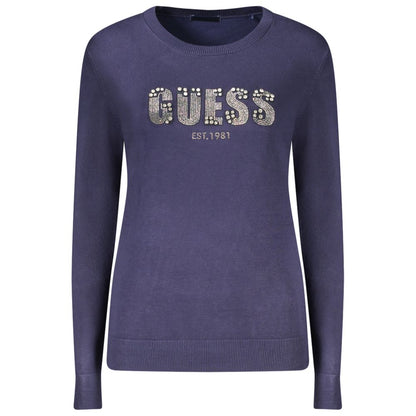 Guess Jeans Blauer Viskose-Pullover für Damen