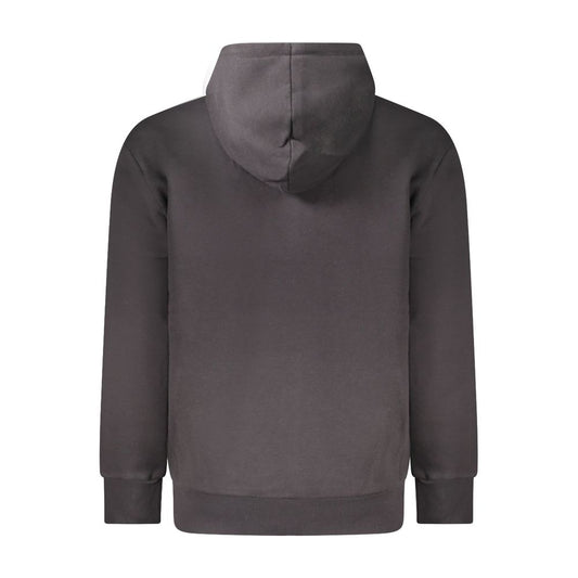 Timberland Schwarzer Baumwollpullover für Herren mit Kapuze und Reißverschluss