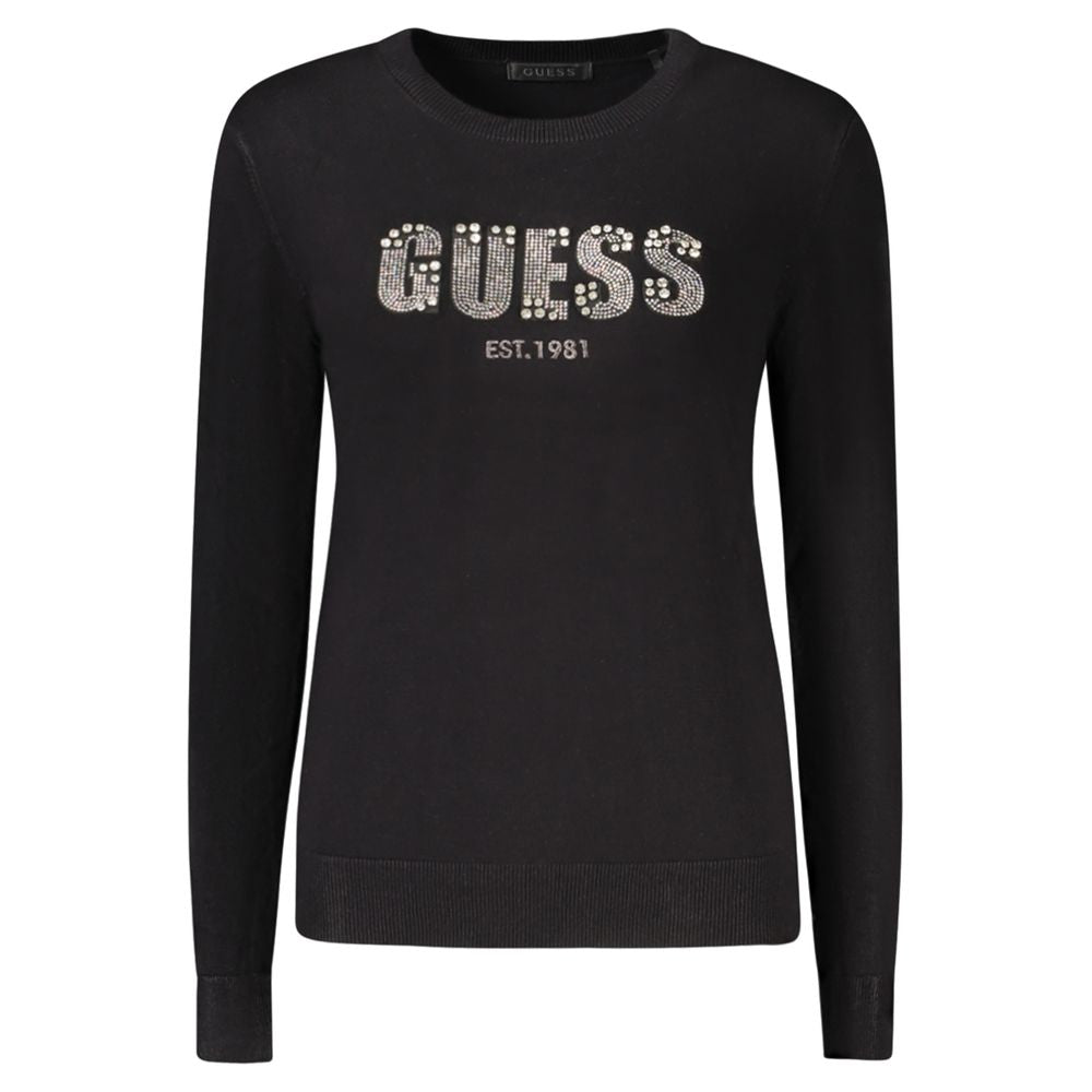 Guess Jeans Schwarzer Viskose-Pullover für Damen