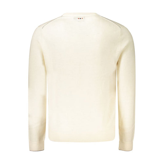 Napapijri White Wool Men Sweater
