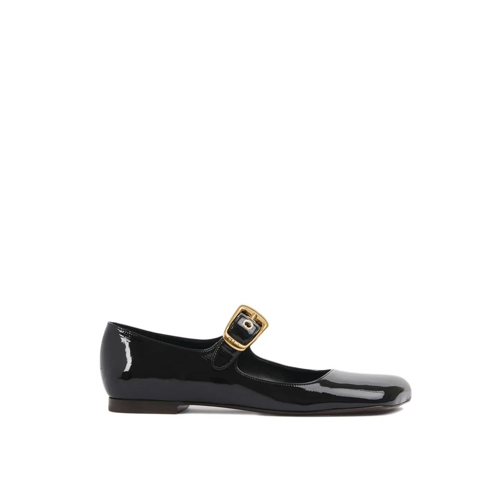 Chloé Ballerinas aus schwarzem Kalbsleder