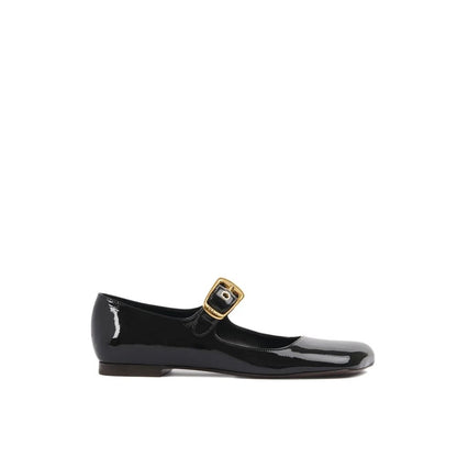 Chloé Ballerinas aus schwarzem Kalbsleder