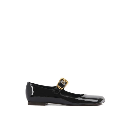 Chloé Ballerinas aus schwarzem Kalbsleder