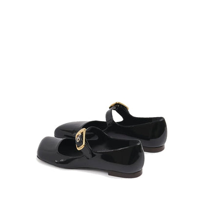 Chloé Ballerinas aus schwarzem Kalbsleder