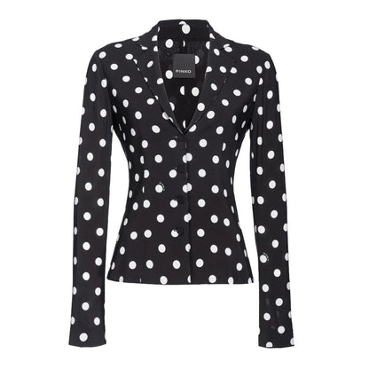 PINKO Schwarzer Viskose-Blazer für Damen