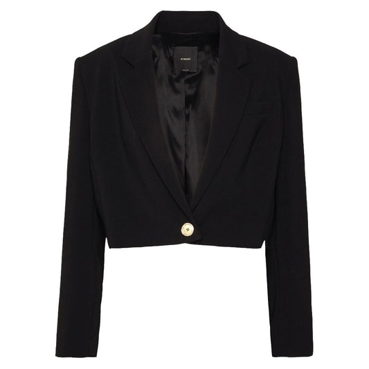 PINKO Black Polyester Women Blazer