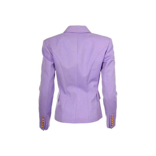 Balmain Lila Wollblazer für Damen