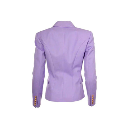 Balmain Lila Wollblazer für Damen
