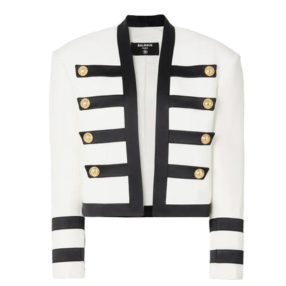 Balmain Weißer Viskose-Blazer für Damen