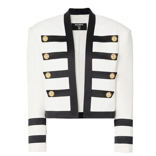 Balmain Weißer Viskose-Blazer für Damen