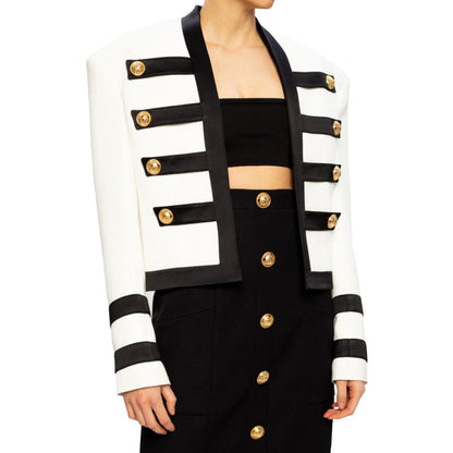 Balmain Weißer Viskose-Blazer für Damen