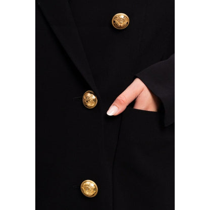 Balmain – Schwarzer Viskose-Blazer für Damen