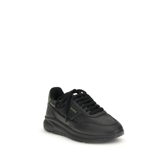 Axel Arigato Schwarze Leder-Sneaker im sportlichen Stil