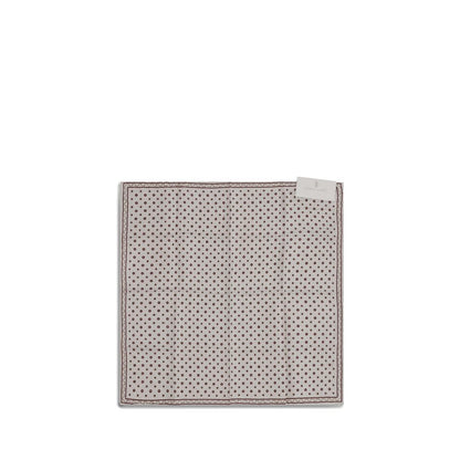 Brunello Cucinelli Gray Silk Pocket Square