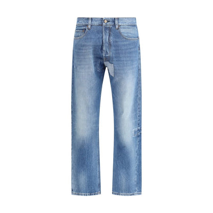 Margiela Blaue Baumwolljeans Denim