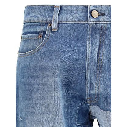 Margiela Blaue Baumwolljeans Denim